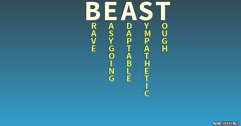 Beast meaning