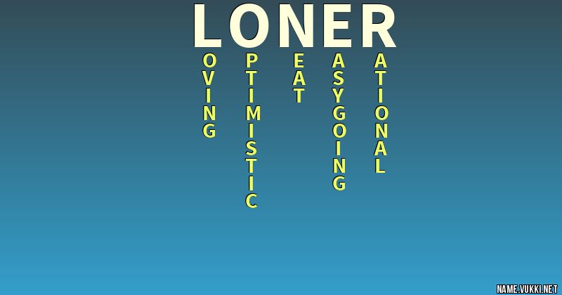 loner meaning