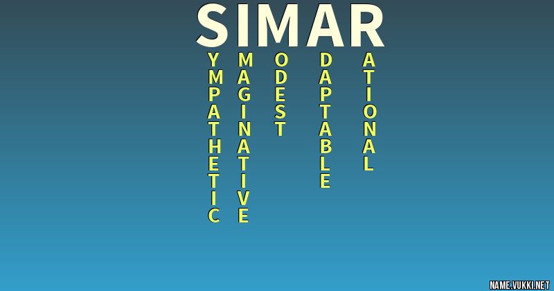 The meaning of simar - Name meanings
