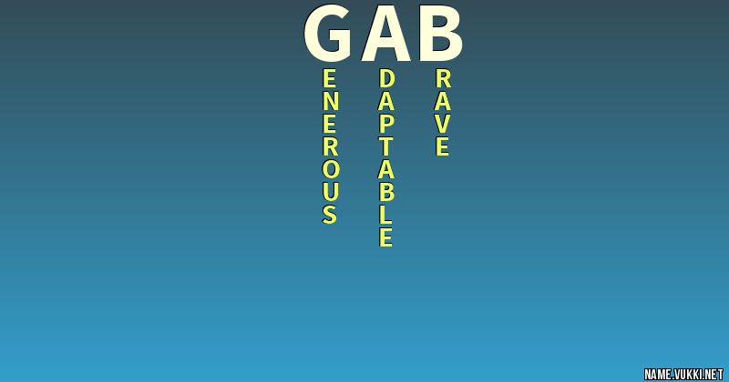 Gab meaning