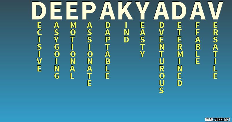 The meaning of deepak yadav - Name meanings